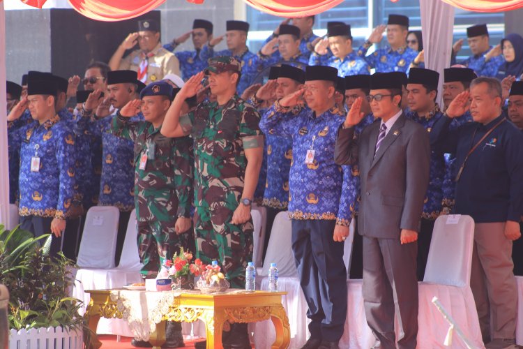 Peringatan Hari Sumpah Pemuda Ke -96 di Pemko Pekanbaru di Hadiri Dandim 0301/Pbr