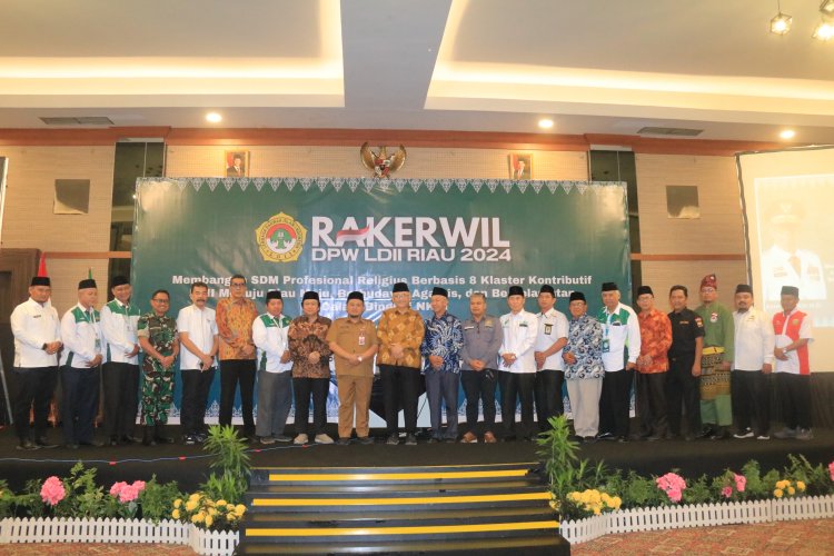 Kasdim 0301/Pbr Hadiri Rakerwil DPW LDII Riau Tahun 2024
