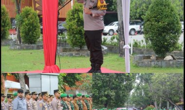 Dandim 0301/Pbr Hadiri Kampanye Akbar Gelar Pasukan Pengamanan Pilkada