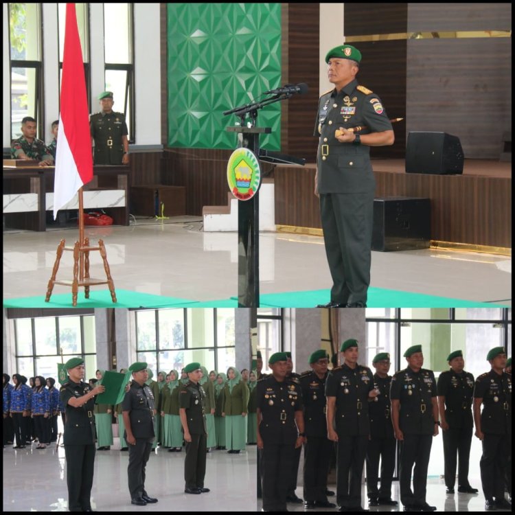 Dandim 0301/Pbr Hadiri Sertijab Dantim Intel Korem 031/WB dan Tradisi Korps