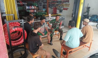 Tingkatkan Keamanan,Babinsa Kodim 0301/Pbr Laksanakan Komsos Pada Warga Binaan