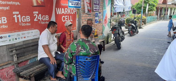 Babinsa Kodim 0301/Pbr Bangun Kemanunggalan Dengan Perkuat Silaturahim Bersama Warga Binaan