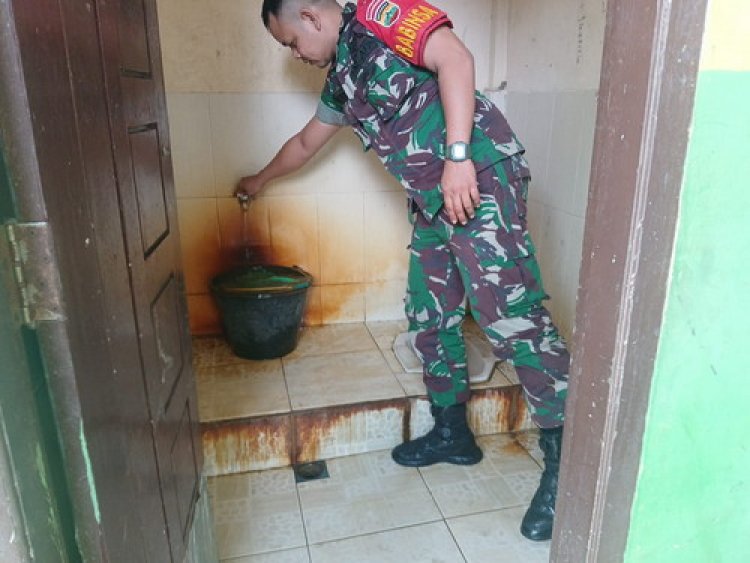 Babinsa Kodim 0301/Pbr Terus Monitoring Kondisi Wilayah Binaan