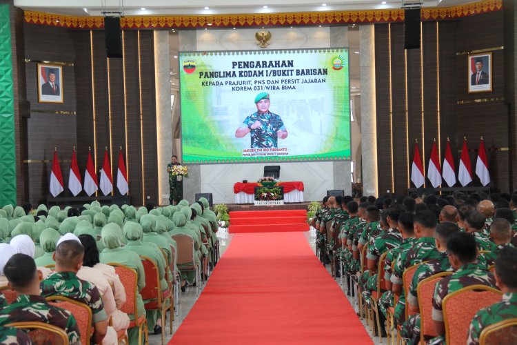 Pangdam I/BB Ajak Prajurit Menyamakan Visi dan Misi Terhadap Kebijakan Pimpinan Dalam Menghadapi Tuntutan Dinas