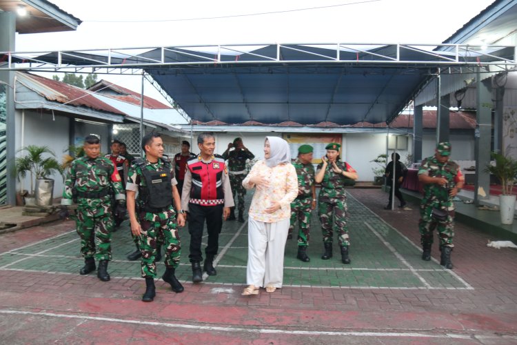 Kodim dan Polres Laksanakan Kunjungan Kelapas Perempuan untuk Menjamin Keamanan Menjelang Idul Fitri