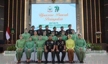 Semangat HUT ke-79 Persit, Kasdim 0301/Pekanbaru Serukan Penguatan Peran Keluarga Prajurit