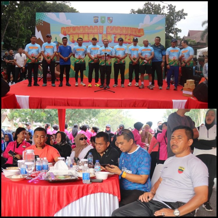 Kasdim 0301/Pekanbaru Hadiri Fun Run Karhutla 5K 2025: Bangun Kesadaran Cinta Lingkungan