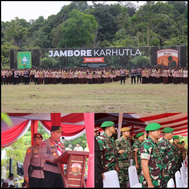 Jambore Karhutla Perdana Digelar di Riau, Kasdim 0301/Pbr Hadir dan Beri Pesan Lingkungan