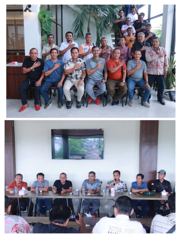 Kapolres Kampar Jalin Sinergi Dengan Awak Media Wujudkan Polri Untuk Masyarakat