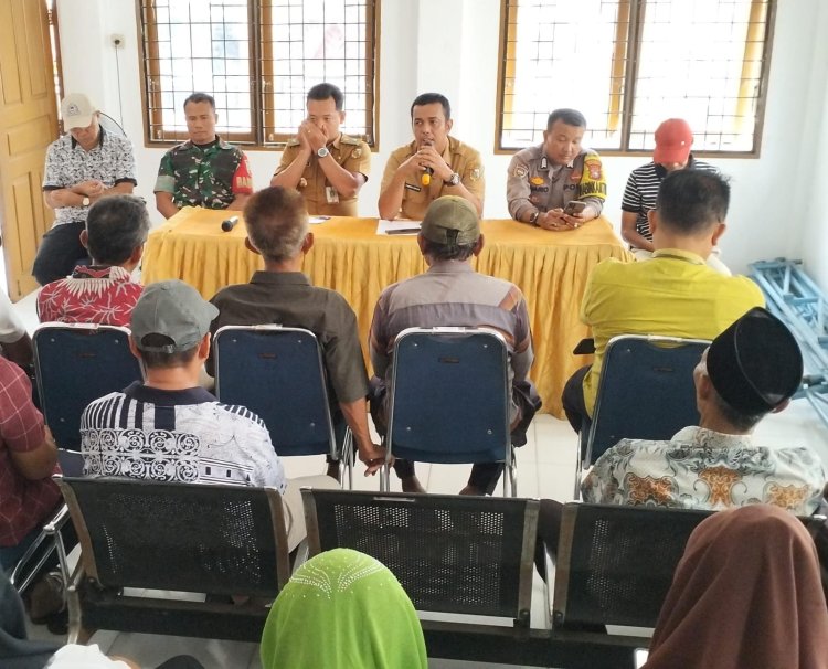 Babinsa Kodim 0301/Pbr Hadiri Rapat Pembentukan LPS