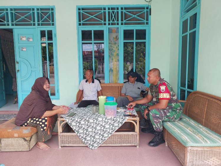 Babinsa Kodim0301/Pbr Komsos Bersama Tokoh Masyarakat dan Warga Binaan