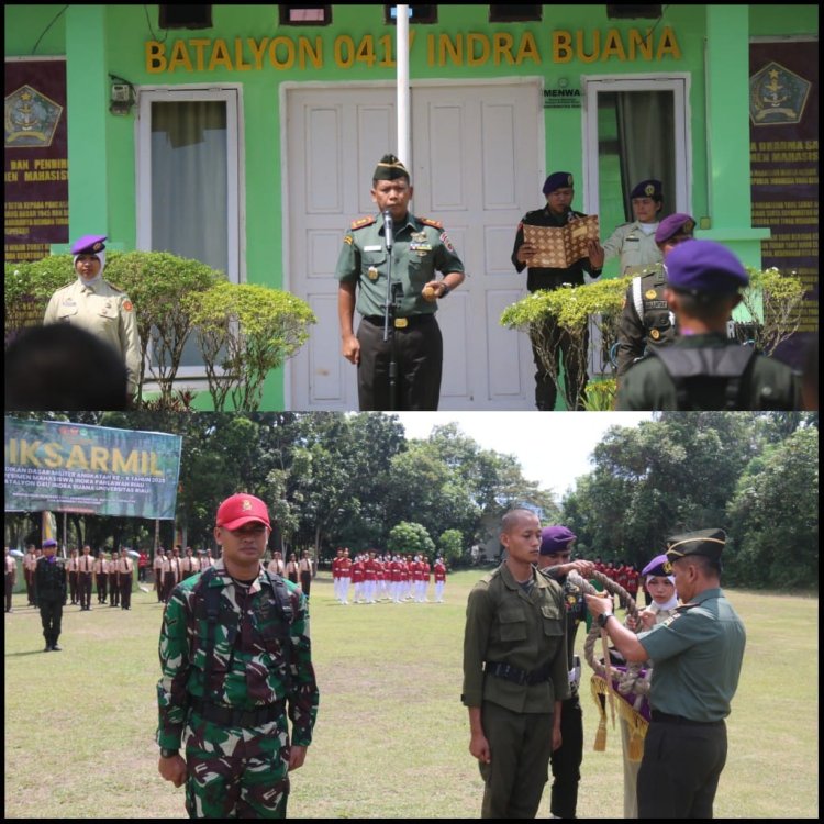 Pendidikan Dasar Militer ke-X Menwa Universitas Riau Resmi Dimulai, Dandim 0301/Pbr Jadi Irup