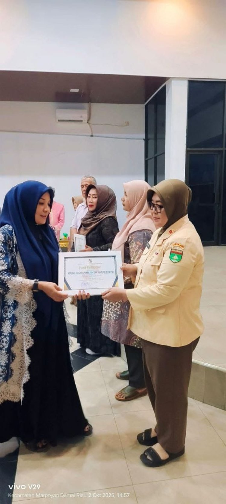 Primkopad Kartika Kodim 0301/Pekanbaru Raih Juara III Koperasi Berprestasi Kota Pekanbaru 2025