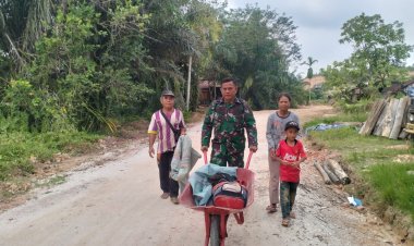 Aksi Sederhana yang Menghangatkan: Satgas TMMD Peduli Lansia