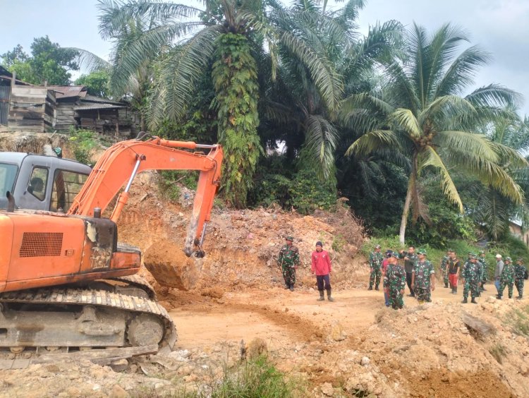 TMMD ke-127 Kodim 0301/Pekanbaru Percepat Pembangunan Infrastruktur dan Perkuat Kemanunggalan TNI-Rakyat