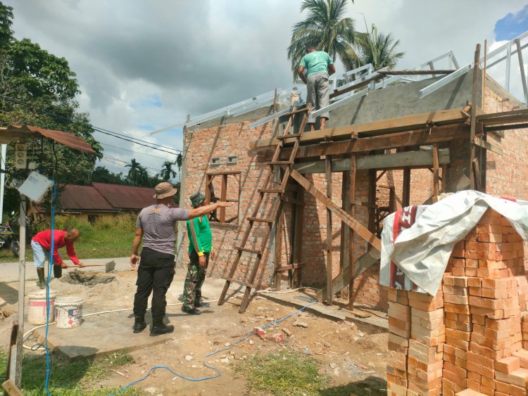 TMMD ke-127 Kodim 0301/Pekanbaru Terus Bergerak, Rumah Warga Capai 60 Persen