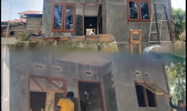 Progres RTLH Capai 83 Persen, Satgas TMMD Percantik Rumah Almarhum Bapak Yudarfis di Tenayan Raya