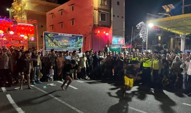 Fun Night Run Green Policing, Wadah Kreatif Remaja Rohil Jaga Lingkungan dan Kamtibmas Jelang Idul Fitri