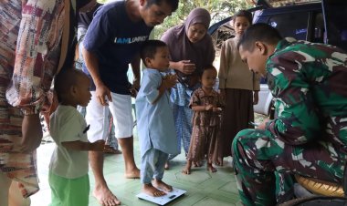 Dari Hati Prajurit untuk Generasi Negeri, TMMD ke-127 Hadir Bagi Anak Stunting