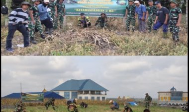Satgas TMMD Kodim 0301/Pekanbaru Tanam Jagung, Cabai dan Ubi untuk Masa Depan Pangan Warga