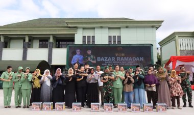Dandim 0301/Pekanbaru Hadiri Kegiatan Bazar Ramadan di Kodam XIX/TT