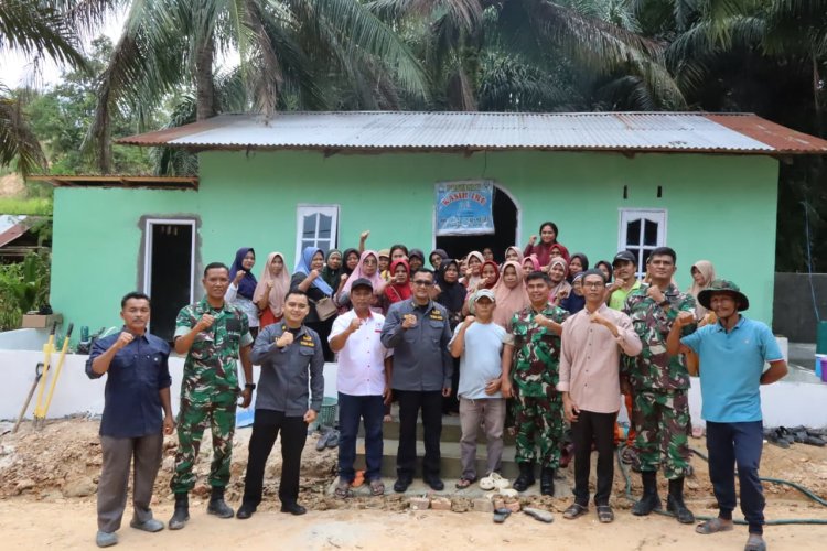 Tim Dinas Penerangan Angkatan Darat Tinjau Lokasi TMMD Ke-127 Kodim 0301/Pekanbaru