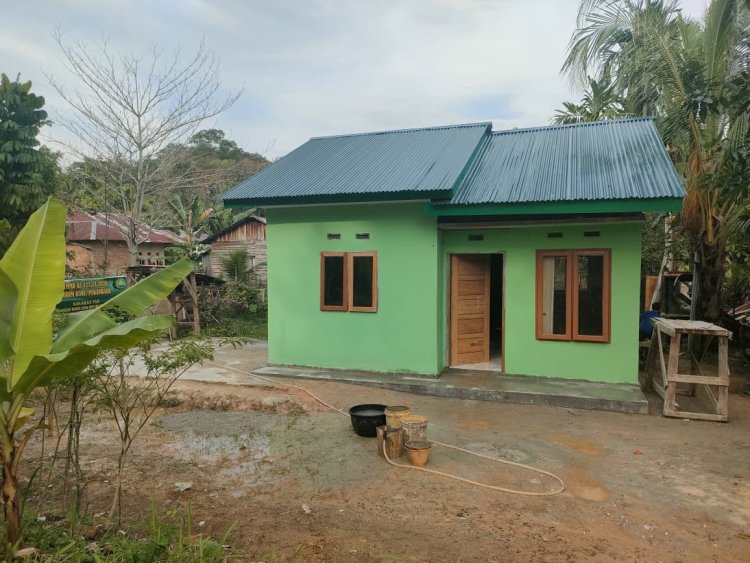 Satgas TMMD ke-127 Kodim 0301/Pekanbaru Siapkan RTLH Ibu Sarianis Sambut Kunjungan Tim Wasev