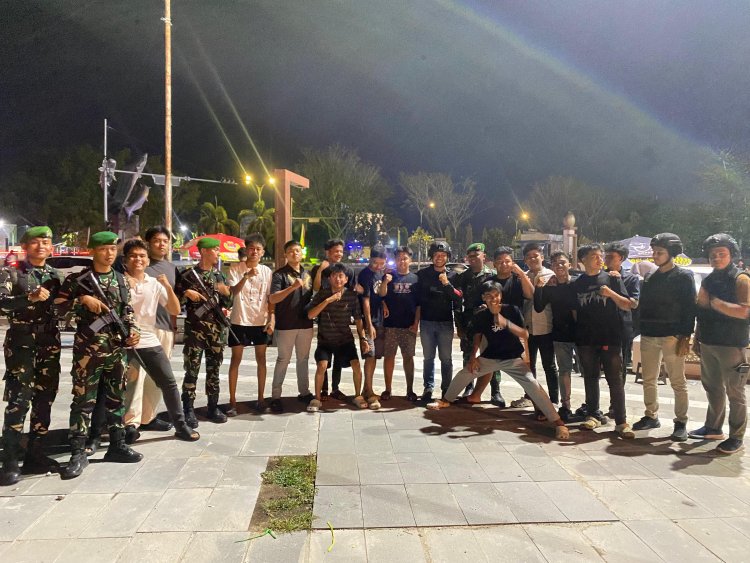 Tim Raga Res Kampar Gelar Patroli Malam, Amankan Situasi Kota dari Potensi Gangguan