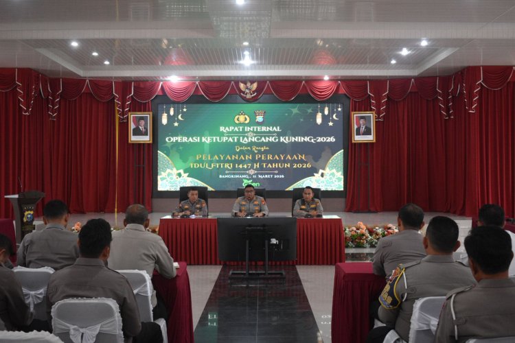 Kapolres Kampar Pimpin Rapat Koordinasi Operasi Ketupat Lancang Kuning 2026, Perkuat Sinergi Jelang Idul Fitri