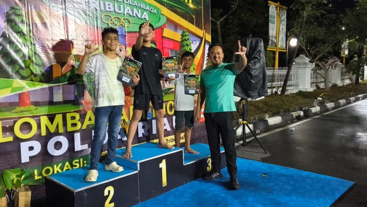 Ratusan Anak Muda Serbu Go Sprint Go Green Seri VII, Ditlantas Polda Riau Dorong Generasi Sehat dan Cinta Lingkungan