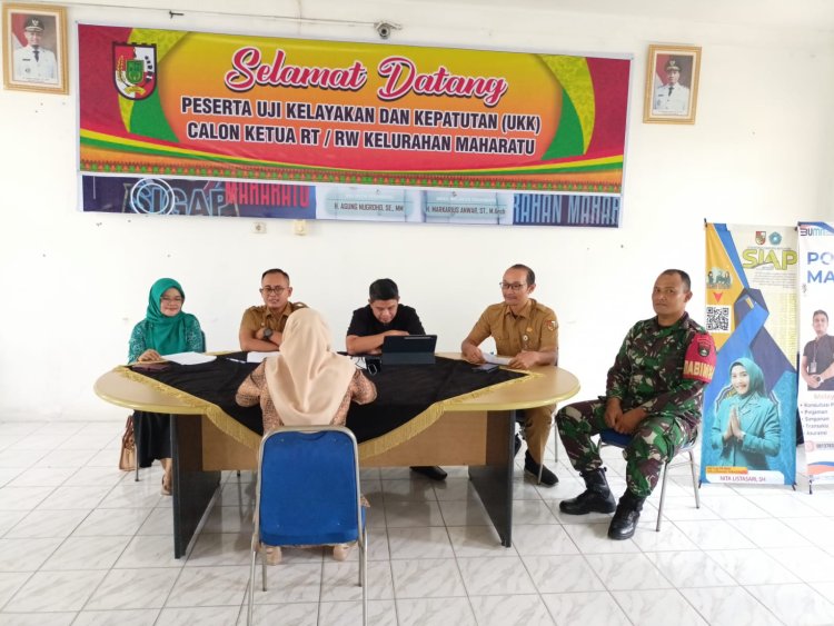 Babinsa Kodim 0301/Pbr Monitoring Fit And Propertest Calon RT Guna Sukseskan Program Pemko