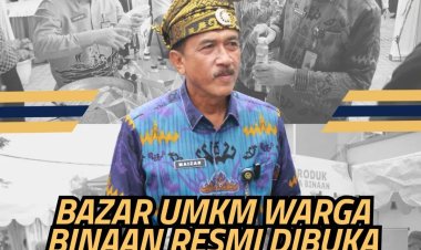 Bazar UMKM Warga Binaan Resmi Dibuka, Dorong Kemandirian dan Pemasaran Produk