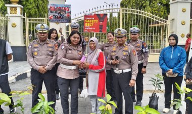 Ribuan Warga CFD Teredukasi! Ditlantas Polda Riau Kampanyekan Tertib Lalu Lintas dan Tanam Kepedulian Lingkungan