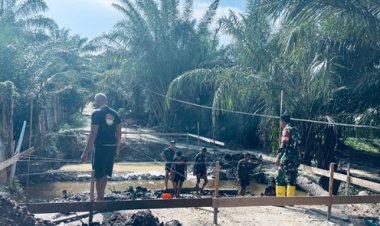 Jembatan Garuda Dibangun, Senyum Warga Pun Perlahan Hadir