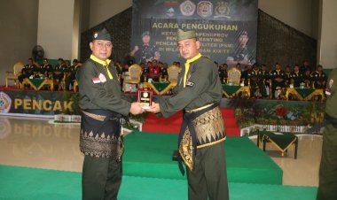 Dandim 0301/Pbr Hadiri Pengukuhan Pencak Silat Militer Kodam XIX/TT 
