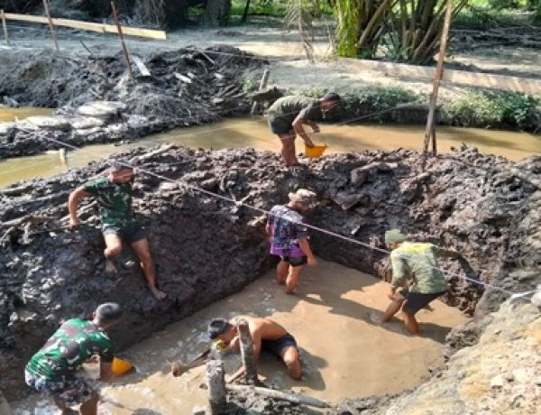 Kodim 0301/Pekanbaru Bangun Asa Warga Melalui Tiga Jembatan Garuda