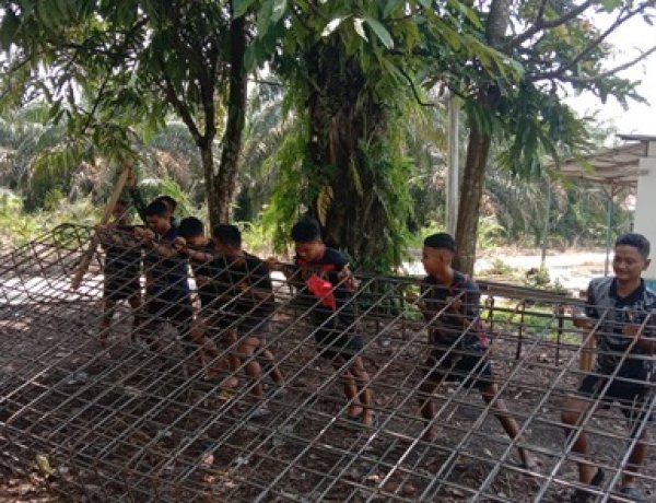 Kodim 0301/Pekanbaru Terus Majukan Infrastruktur Wilayah