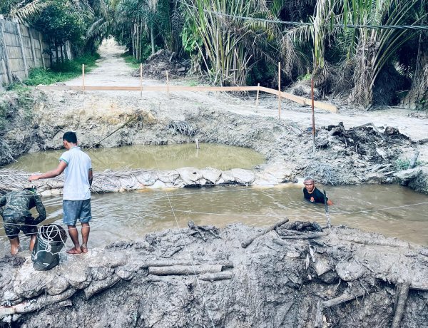 Akses Terisolir Mulai Terbuka, Pembangunan Tiga Jembatan Garuda Terus Dikebut
