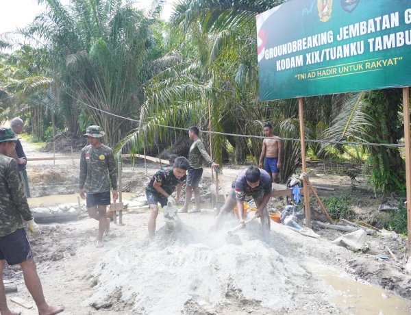 Tahapan Pengecoran dan Perakitan Besi Jadi Prioritas Pembangunan Jembatan Garuda