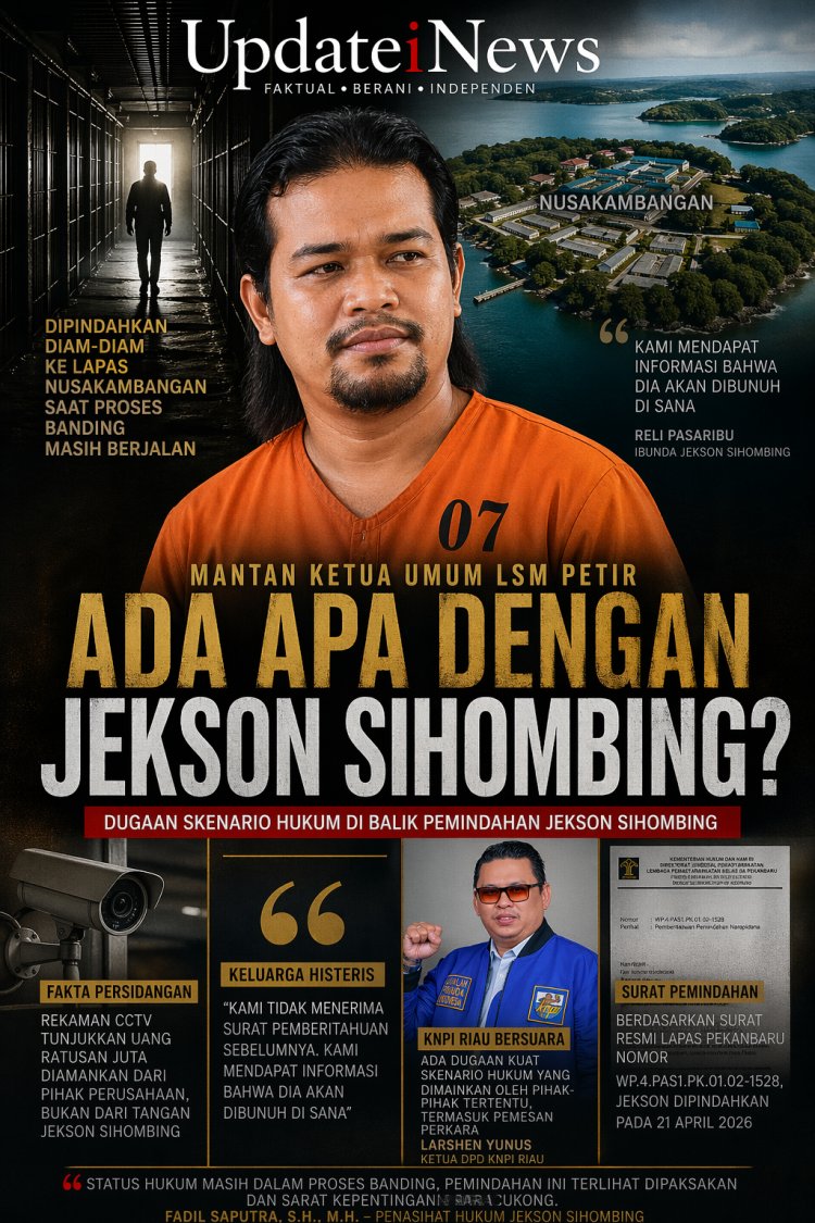 ‎DARI PENGUNGKAP DUGAAN KORUPSI KE NUSAKAMBANGAN: JEJAK JANGGAL KASUS JEKSON SIHOMBING