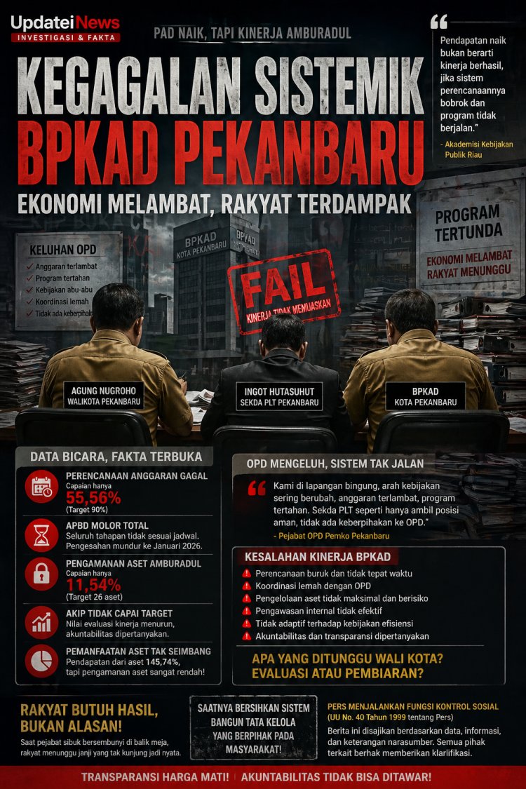 PAD Melonjak, Mesin Anggaran Tersendat: OPD Mengeluh, Arah Kebijakan Dipertanyakan