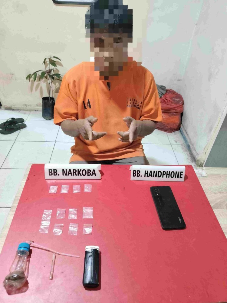 Polsek Kampar Kiri Tangkap Pengedar Narkoba di Desa Tanjung Mas