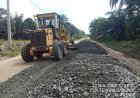 Bantu Kemajuan Daerah,PT Arara Abadi Aspal Jalan Sepanjang 4 KM Melalui CSR