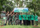 Dandim Hadiri Kegiatan Tanam Pohon HUT ke-80 Persit KCK di Danau Buatan
