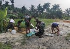 Pengisian Karung Tanah Jadi Kunci Percepatan Pembangunan Jembatan Garuda