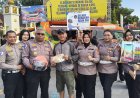 Polisi Menyapa di CFD Pekanbaru, Ditlantas Polda Riau Tebar Edukasi Keselamatan dan Semangat Green Policing