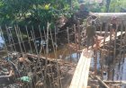 Pembangunan Jembatan Garuda Beton Tahap IV Terus Berjalan, TNI dan Warga Kompak Pasang Rangka Besi Cor