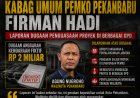 APAK Desak Penindakan Hukum Dugaan Korupsi di Pemko Pekanbaru, Firman Hadi dan Agung Nugroho Dilaporkan ke APH
