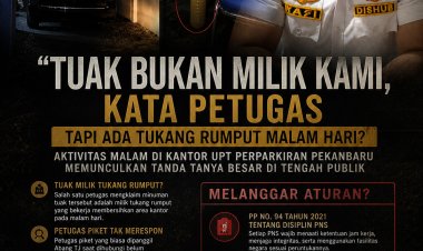 Alasan “Tuak Milik Tukang Rumput” Muncul, Publik Pertanyakan Aktivitas Malam di Kantor UPT Perparkiran Pekanbaru