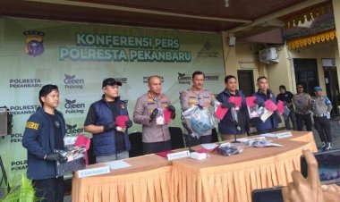 Polresta Pekanbaru Bersama Polda Riau Berhasil Tangkap Pelaku Pembunuhan Sadis di Rumbai